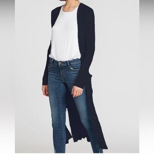 Cotton by Autumn Cashmere black cardigan and top set